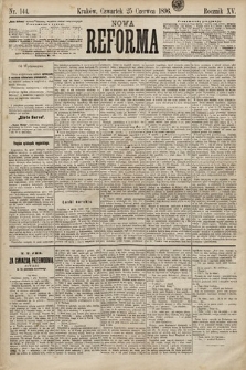 Nowa Reforma. 1896, nr 144