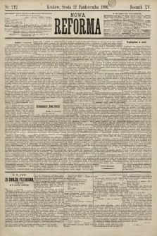Nowa Reforma. 1896, nr 242
