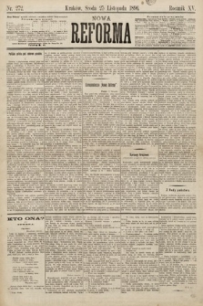 Nowa Reforma. 1896, nr 272