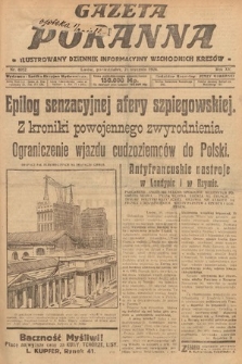 Gazeta Poranna : ilustrowany dziennik informacyjny wschodnich kresów. 1924, nr 6952