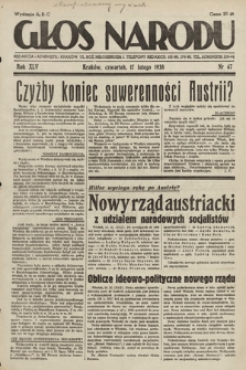Głos Narodu. 1938, nr 47