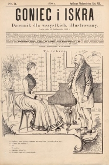 Goniec i Iskra : dziennik dla wszystkich : illustrowany. 1890, nr 3