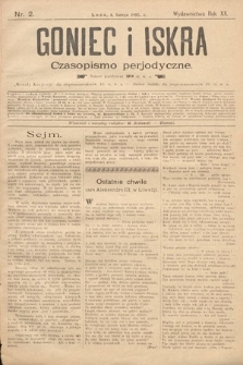 Goniec i Iskra : czasopismo perjodyczne. 1897, nr 2