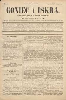 Goniec i Iskra : czasopismo perjodyczne. 1898, nr 6