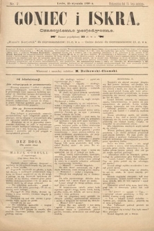 Goniec i Iskra : czasopismo perjodyczne. 1898, nr 7