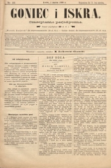 Goniec i Iskra : czasopismo perjodyczne. 1898, nr 10