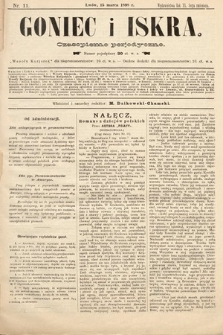 Goniec i Iskra : czasopismo perjodyczne. 1898, nr 11