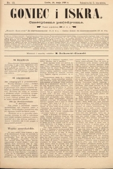 Goniec i Iskra : czasopismo perjodyczne. 1898, nr 15