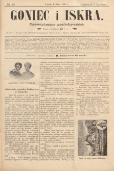 Goniec i Iskra : czasopismo perjodyczne. 1898, nr 18