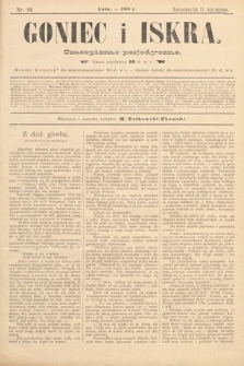 Goniec i Iskra : czasopismo perjodyczne. 1898, nr 21