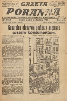 Gazeta Poranna : ilustrowany dziennik informacyjny wschodnich kresów. 1923, nr 6582