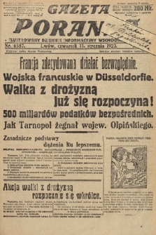 Gazeta Poranna : ilustrowany dziennik informacyjny wschodnich kresów. 1923, nr 6587