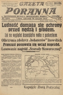 Gazeta Poranna : ilustrowany dziennik informacyjny wschodnich kresów. 1923, nr 6593
