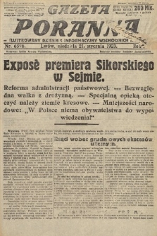 Gazeta Poranna : ilustrowany dziennik informacyjny wschodnich kresów. 1923, nr 6596