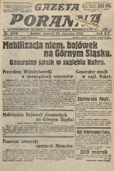 Gazeta Poranna : ilustrowany dziennik informacyjny wschodnich kresów. 1923, nr 6598