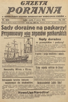 Gazeta Poranna : ilustrowany dziennik informacyjny wschodnich kresów. 1923, nr 6636