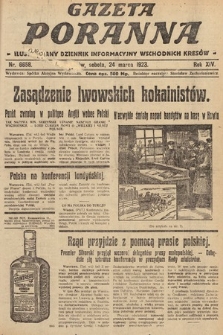 Gazeta Poranna : ilustrowany dziennik informacyjny wschodnich kresów. 1923, nr 6658