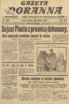 Gazeta Poranna : ilustrowany dziennik informacyjny wschodnich kresów. 1923, nr 6691