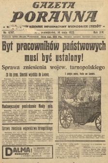 Gazeta Poranna : ilustrowany dziennik informacyjny wschodnich kresów. 1923, nr 6707