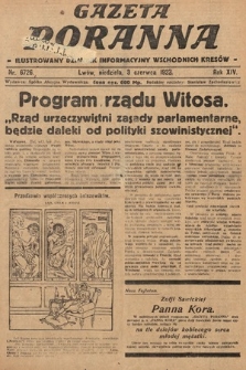 Gazeta Poranna : ilustrowany dziennik informacyjny wschodnich kresów. 1923, nr 6726