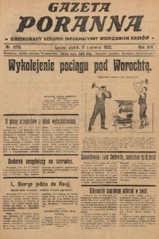 Gazeta Poranna : ilustrowany dziennik informacyjny wschodnich kresów. 1923, nr 6731
