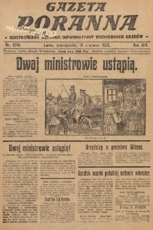 Gazeta Poranna : ilustrowany dziennik informacyjny wschodnich kresów. 1923, nr 6741