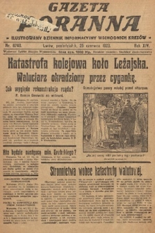 Gazeta Poranna : ilustrowany dziennik informacyjny wschodnich kresów. 1923, nr 6748