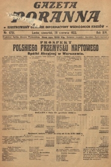 Gazeta Poranna : ilustrowany dziennik informacyjny wschodnich kresów. 1923, nr 6751