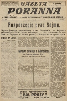 Gazeta Poranna : ilustrowany dziennik informacyjny wschodnich kresów. 1925, nr 7309