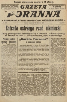 Gazeta Poranna : ilustrowany dziennik informacyjny wschodnich kresów. 1925, nr 7316