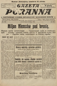Gazeta Poranna : ilustrowany dziennik informacyjny wschodnich kresów. 1925, nr 7343