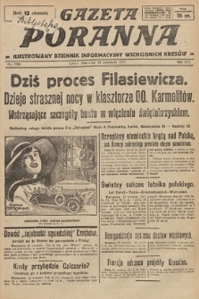 Gazeta Poranna : ilustrowany dziennik informacyjny wschodnich kresów. 1925, nr 7550