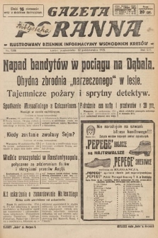 Gazeta Poranna : ilustrowany dziennik informacyjny wschodnich kresów. 1925, nr 7568