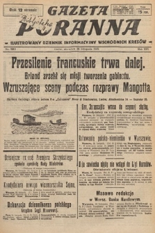 Gazeta Poranna : ilustrowany dziennik informacyjny wschodnich kresów. 1925, nr 7613