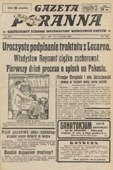 Gazeta Poranna : ilustrowany dziennik informacyjny wschodnich kresów. 1925, nr 7620