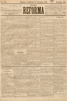Nowa Reforma. 1895, nr 186