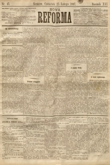 Nowa Reforma. 1897, nr 45