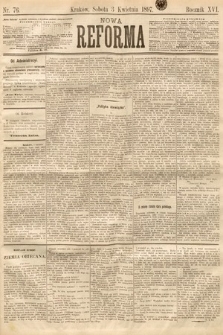 Nowa Reforma. 1897, nr 76