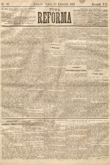 Nowa Reforma. 1897, nr 92
