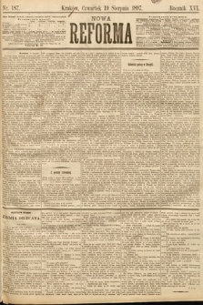 Nowa Reforma. 1897, nr 187