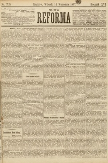 Nowa Reforma. 1897, nr 208