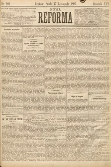 Nowa Reforma. 1897, nr 262