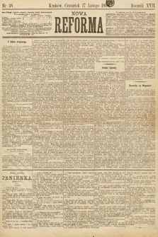 Nowa Reforma. 1898, nr 38