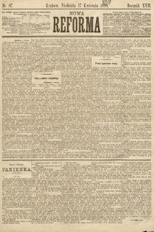 Nowa Reforma. 1898, nr 87