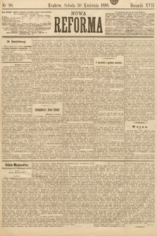 Nowa Reforma. 1898, nr 98