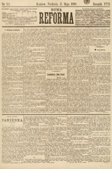 Nowa Reforma. 1898, nr 111