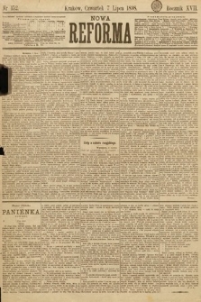 Nowa Reforma. 1898, nr 152