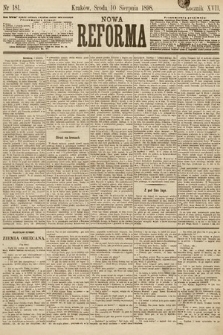 Nowa Reforma. 1898, nr 181
