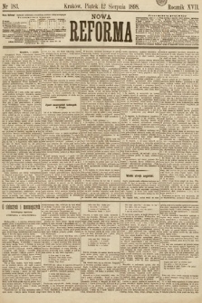 Nowa Reforma. 1898, nr 183