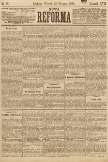 Nowa Reforma. 1898, nr 191